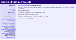 Desktop Screenshot of pear.timj.co.uk
